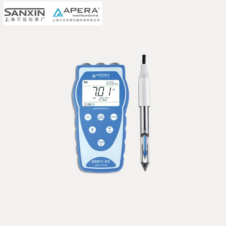 上海三信肉類(lèi)穿刺型pH計(jì)SX811-BS